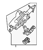 32306780899 - Steering: Steering Column for BMW: 745i, 745Li, 750i, 750Li, 760i, 760Li, Alpina B7 Image