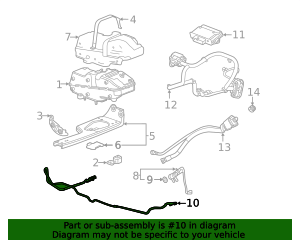 2020-2023 GM Fluid Pipe 85516393 GM | GMPartsDirect.com