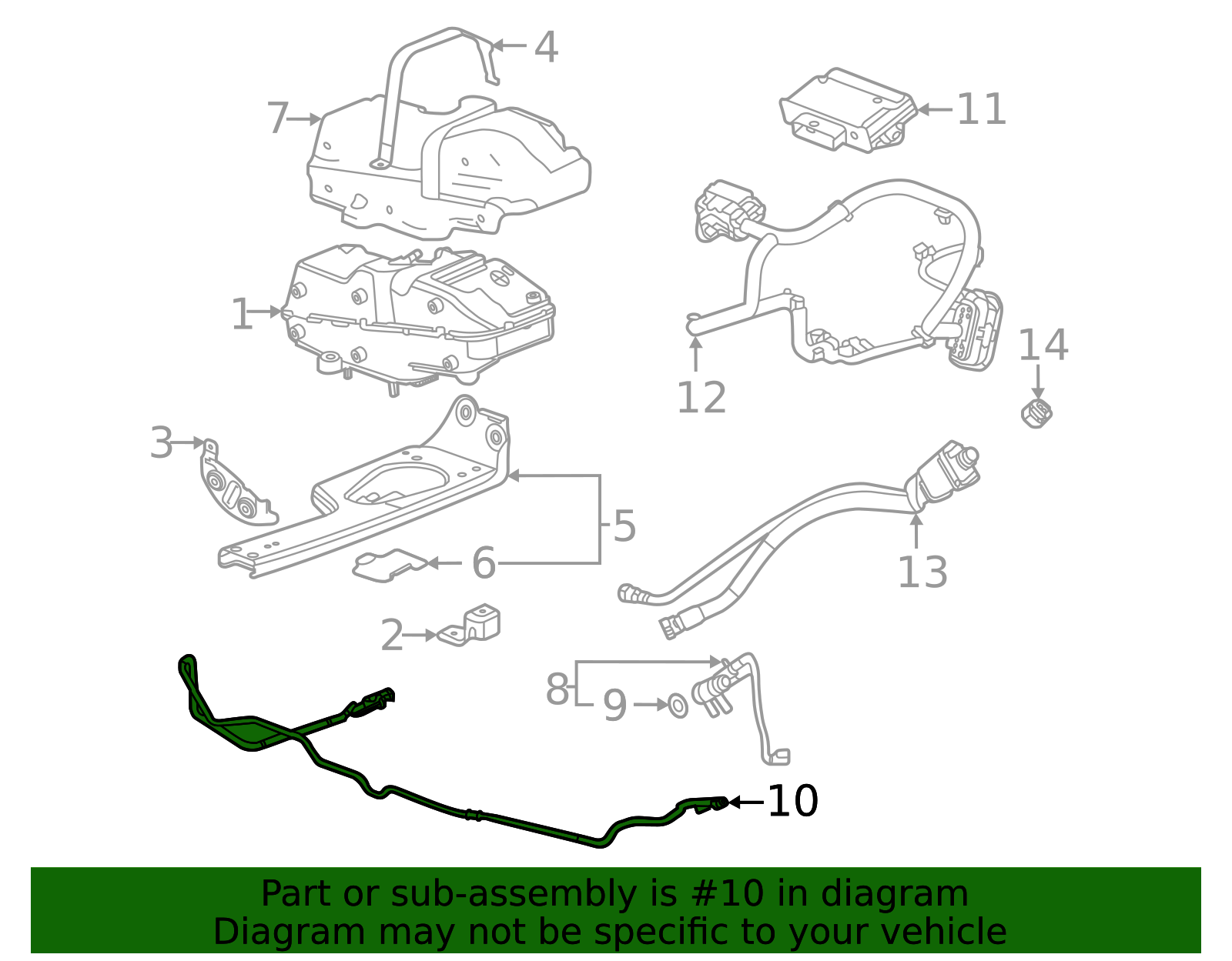 2020-2023 GM Fluid Pipe 85516393 GM | GMPartsDirect.com