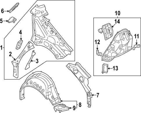 Inner Structure for 2023 Audi RS3 #0