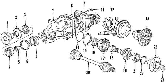 62168357020 - Electrical: Vehicle Speed Sensor for BMW Image
