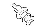 91561SJD003 - Body: Upper Center Pillar Trim Clip for Honda Image