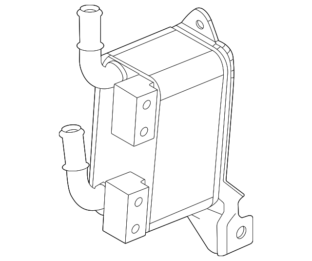 2020-2025 GM Automatic Transmission Fluid Cooling Heat Exchanger ...