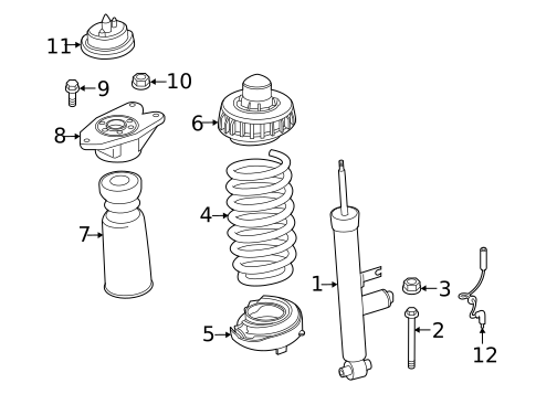 Shocks & Components for 2025 BMW 430i #1