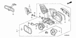 76230SVAA11 - Interior/Bumper: SCREW, TAPPING (3.5X17.5) for Honda Image