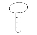 9046711089A0 - Body: Lift-gate Trim Scuff Plate Clip for Toyota: Highlander Image