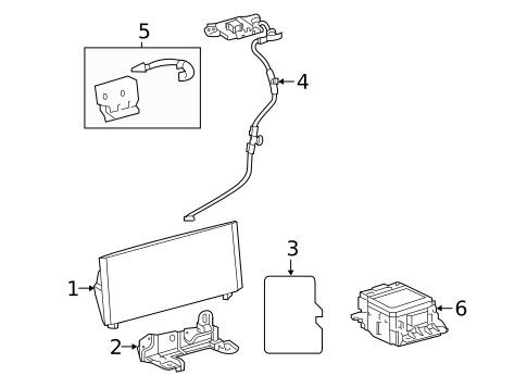 Navigation System Components for 2025 Lexus RC300 #0