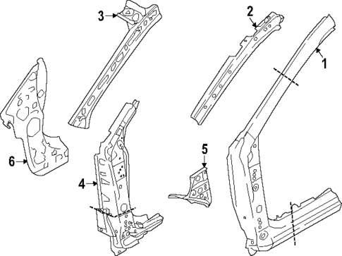 Hinge Pillar for 2025 Subaru Crosstrek #0