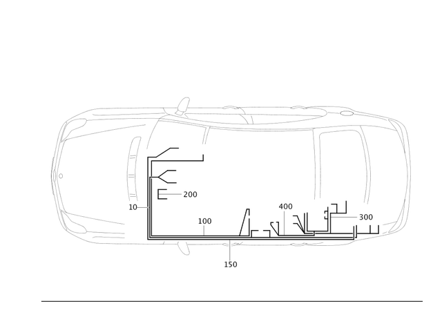 2115401532 - Electrical System: Electric Line for Mercedes-Benz: CLS500, CLS55 AMG, CLS550, CLS63 AMG, E320, E500, E55 AMG Image image