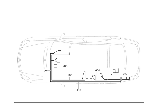 Fiber Optical Cable Wiring Harness (D2B and Most) for 2007 Mercedes-Benz CLS63 AMG #0