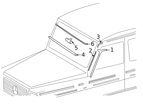 Reveal Moldings for 2020 Mercedes-Benz G63 AMG #0