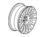 36116851071 - : Wheel, Alloy for BMW: 528i, 528i xDrive, 535d, 535d xDrive, 535i, 535i xDrive, 550i, 550i xDrive, 640i, 640i Gran Coupe, 640i xDrive, 640i xDrive Gran Coupe, 650i, 650i Gran Coupe, 650i xDrive, 650i xDrive Gran Coupe, ActiveHybrid 5, M5, M6, M6 Gran Coupe Image