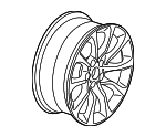 36116857666 - : 2016 BMW - Wheel Alloy for BMW: 528i, 528i xDrive, 535d, 535d xDrive, 535i, 535i xDrive, 550i, 550i xDrive, ActiveHybrid 5, M5 Image