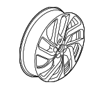 36116856894 - Suspension: Wheel, Alloy for BMW: i3, i3s Image