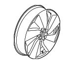 36116856896 - Suspension: Wheel, Alloy for BMW: i3, i3s Image