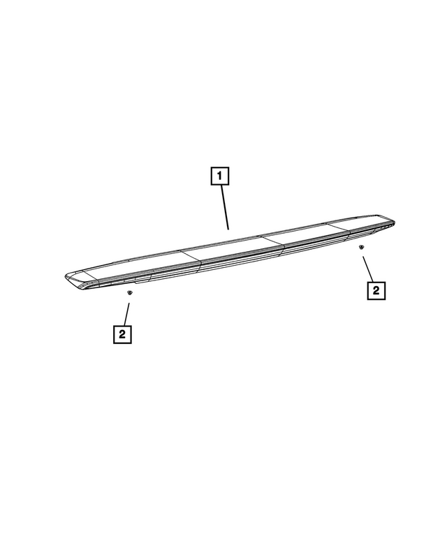 7KX48DX8AC - : Lift-Gate Spoiler for Mopar Image