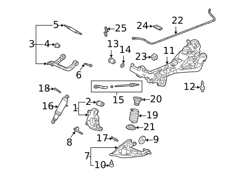 Shocks & Struts for 2004 Pontiac Montana #1