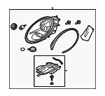 99163123507 - : Headlamp Assembly for Porsche Image
