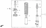 51621SD4004 - Chassis: WASHER, SHOCK ABSORBER MOUNTING (SHOWA) for Honda Image