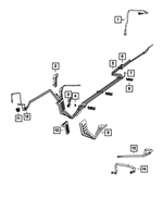 68104002AA - Fuel and Accelerator Pedal: Impact Blocker Clip for Mopar Image