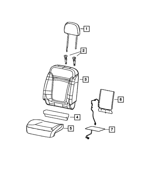 Front Seats - First Row for 2022 Jeep Renegade #6