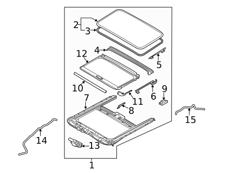 Sunroof for 2014 Kia Forte Koup #0