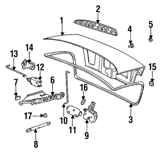 41628119769 - Body: Lid for BMW Image