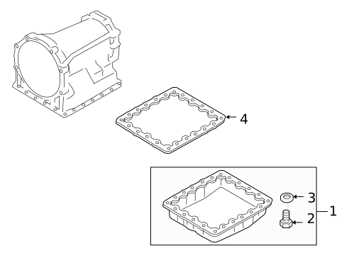 Transmission Components for 2014 INFINITI QX50 #0