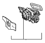 4M1820024B - HVAC: Blower Case for Audi: A4, A4 allroad, A4 Quattro, A5 Quattro, A5 Sportback, A6 allroad, A6 Quattro, A7 Sportback, A8 Quattro, e-tron Quattro, e-tron S, e-tron S Sportback, e-tron Sportback, Q5, Q5 PHEV, Q5 Sportback, Q7, Q8, Q8 e-tron, Q8 e-tron Sportback, RS Q8, RS5, RS5 Sportback, RS6 Avant, RS7 Sportback, S4, S5, S5 Sportback, S6, S7 Sportback, S8, SQ5, SQ5 Sportback, SQ7, SQ8, SQ8 e-tron, SQ8 e-tron Sportback Image