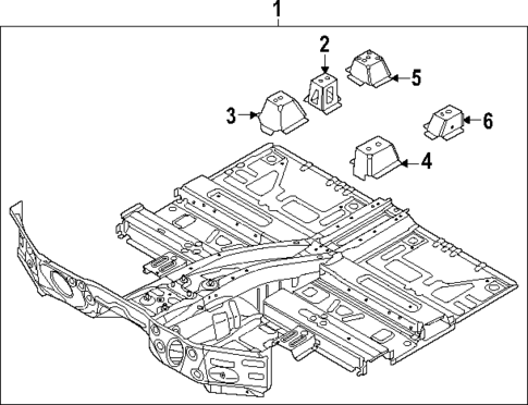 Floor for 2025 Audi SQ8 e-tron Sportback #0