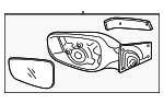 876103X140 - Body: Mirror Assembly for Hyundai: Elantra, Elantra Coupe Image