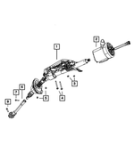 55057336AC - : Steering Column Intermediate Shaft for Mopar Image