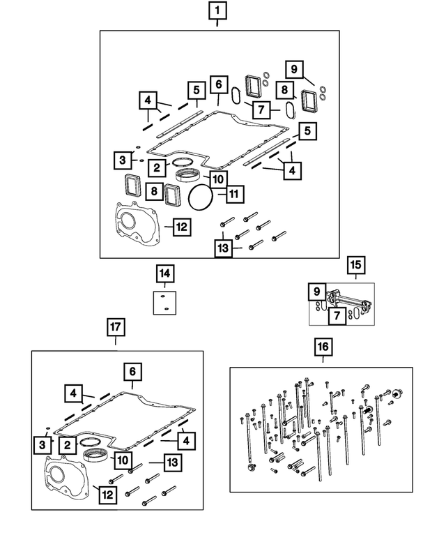 « 68271245AA – Engine : Corps Du Papillon/admission Joint pour Mopar Image »