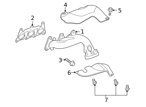 Exhaust Manifold for 2009 Pontiac G8 #0