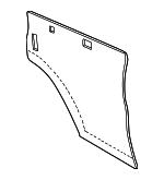 5FF27SP8 - Body: Front Panel for Dodge: B1500, B2500, B3500 Image