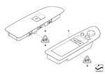 61319216528 - Vehicle Electrical System: Window Lifter Switch, Driver Side for BMW Image