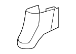 81197SLNA01ZA - Body: Track End Cap for Honda: Fit Image