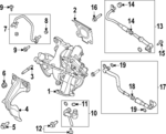 PV4Z9448A - Engine: Turbocharger Gasket for Ford: Bronco Sport, Escape Image