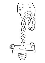 5190060194 - Body: Spare Carrier for Toyota: Land Cruiser Image