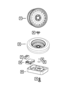 4755293AA - Wheels: With Collar Stud for Mopar Image