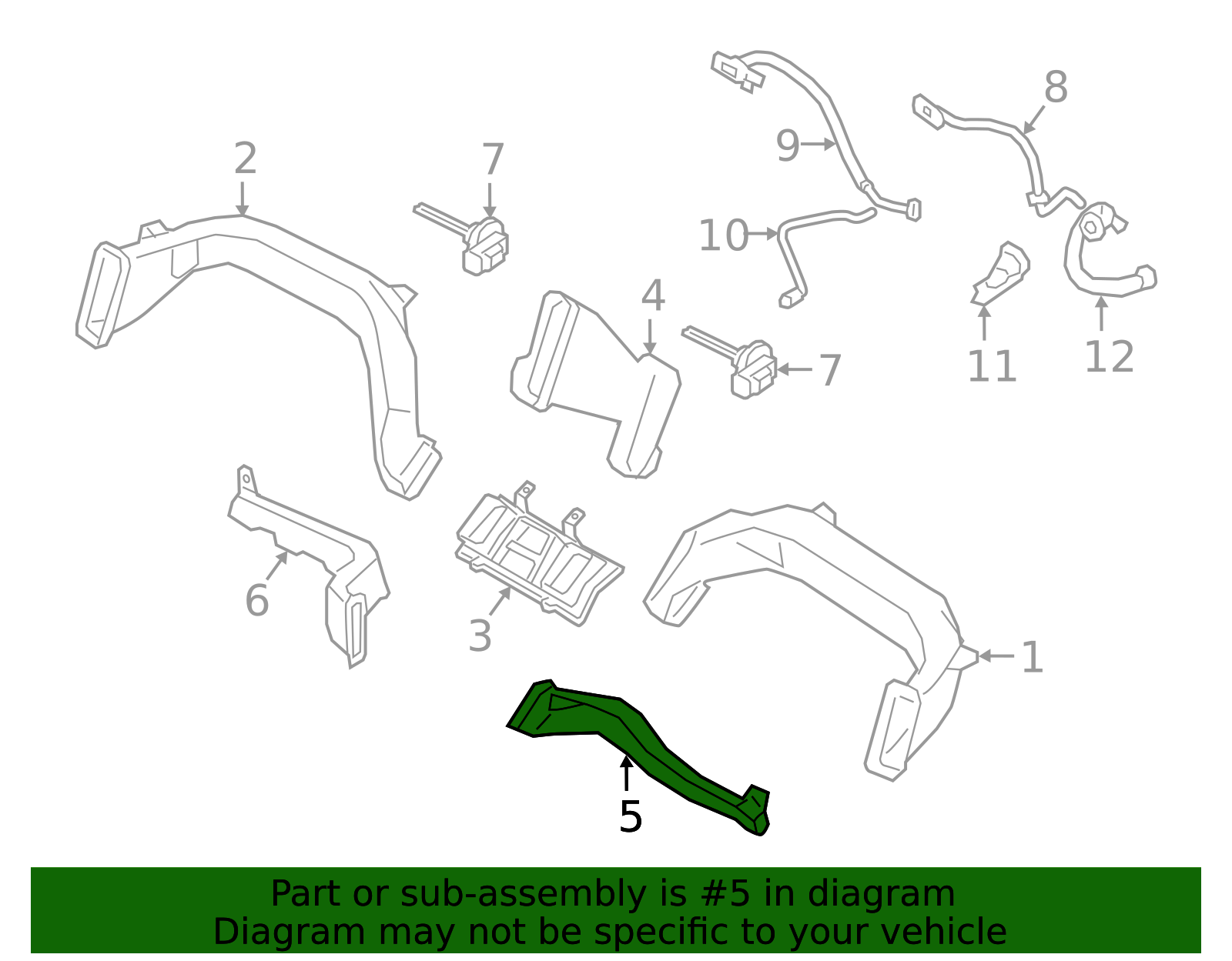 2019-2026 Volvo Instrument Panel Air Duct 31442637 | OEM Parts Online