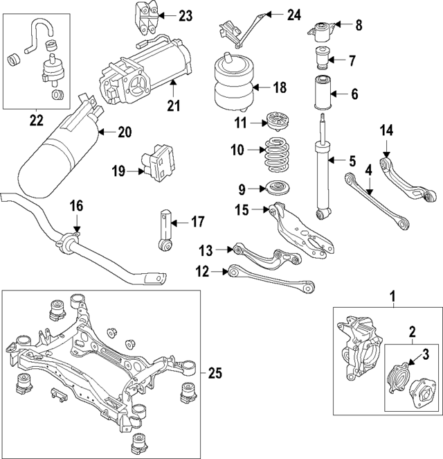 4K0505431N - Suspension: Knuckle for Audi Image