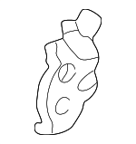 61270FA000 - Body: Upper Hinge for Subaru: Impreza Image