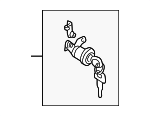 57420FA021 - Body: Cylinder &amp; Keys for Subaru: Impreza Image