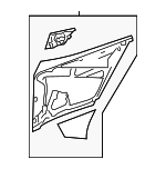 20769087255E76 - Body: Quarter Trim Panel for Mercedes-Benz Image