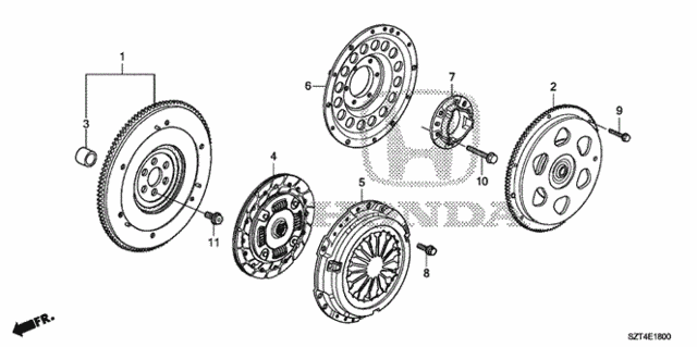 Clutch - Flywheel for 2012 Honda CR-Z #0