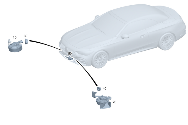 2545401131 - Electrical Equipment and Instruments: Horn for Mercedes-Benz: CLE53 AMG, GLC300, GLC350e, GLC43 AMG, GLC63 AMG S E Performance Image image