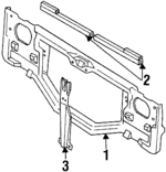 8971708980 - Cooling System: Radiator Support for Isuzu Image