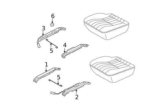 Tracks & Components for 2000 Nissan Xterra #0