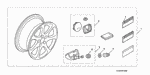 8W18TA010103 - Accessory Components: PLACARD SPEC, USA for Honda Image